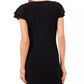 Ralph Lauren Women's Flutter Sleeve Surplice Dress Black Size 10