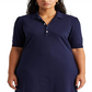 Ralph Lauren Women's Collared Shift Dress Blue Size 1X