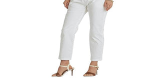 Ralph Lauren Women's Slim Fit Stretch Chino Pants White Size 2
