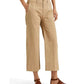 Ralph Lauren Women's Cotton Twill Wide Leg Pants Brown Size 8
