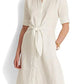 Ralph Lauren Women's Linen Shirtdress White Size 2
