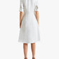 Ralph Lauren Women's Tie Front Shirtdress White Size 4