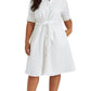 Ralph Lauren Women's Linen Shirtdress White Size 8