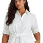 Ralph Lauren Women's Linen Shirtdress White Size 8