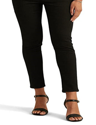 Ralph Lauren Women's High Rise Skinny Ankle Jeans Black Size 8