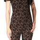 Michael Kors Women's Lace Off The Shoulder Top Brown Size Petite Large