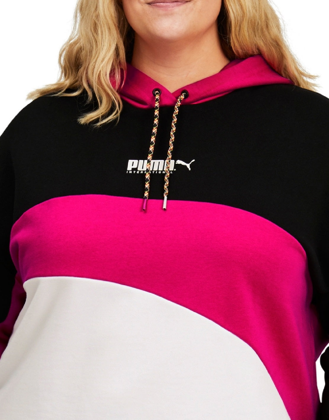 Puma Women's City Light Cotton Track Hoodie Black Size 2X