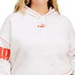 Puma Women's Logo Hoodie White Size 2X