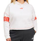 Puma Women's Logo Hoodie White Size 2X