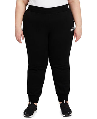 Puma Women's Fleece Jogger Pants Black Size 2X