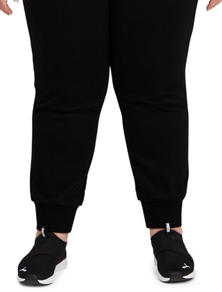 Puma Women's Fleece Jogger Pants Black Size 3X