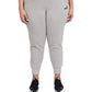 Puma Women's Fleece Jogger Pants Gray Size 1X