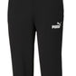 Puma Men's Logo Fleece Joggers Black Size Large