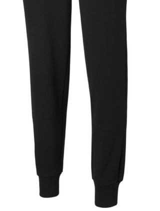 Puma Men's Logo Fleece Joggers Black Size Large