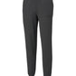 Puma Men's Logo Fleece Joggers Gray Size Large