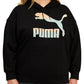 Puma Women's Logo Hoodie Black Size 2X
