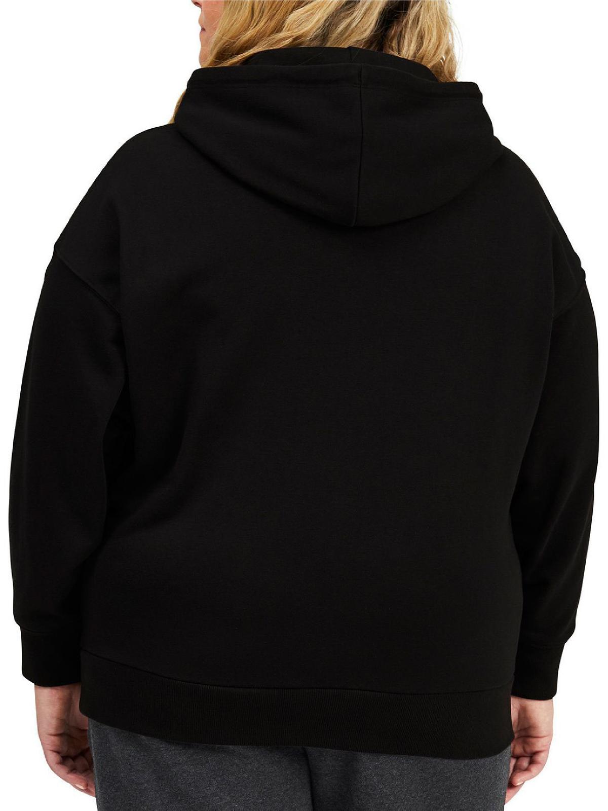Puma Women's Logo Hoodie Black Size 2X