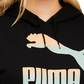 Puma Women's Logo Hoodie Black Size 2X