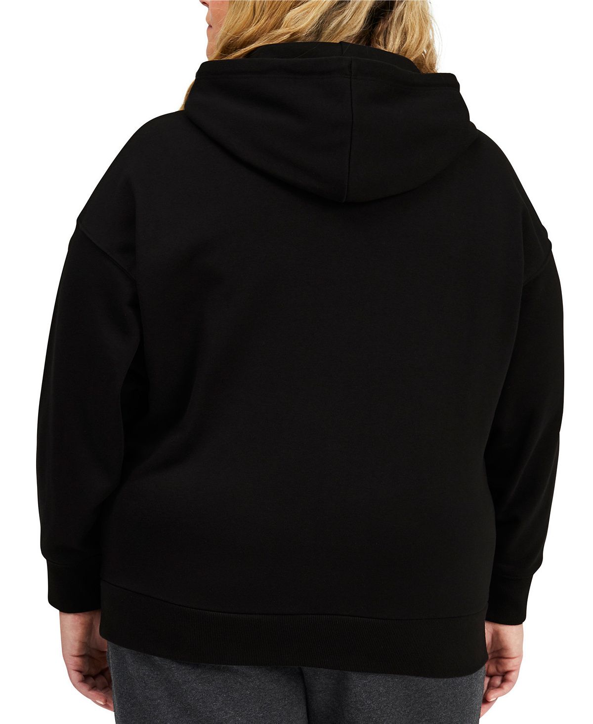 Puma Women's Logo Hoodie Black Size 3X