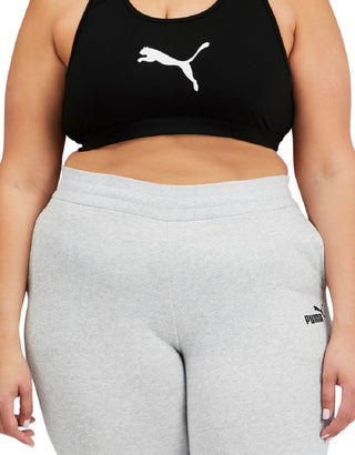 Puma Women's 4Keeps Mid Impact Sports Bra Black Size 1X