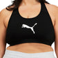 Puma Women's 4Keeps Mid Impact Sports Bra Black Size 3X