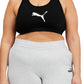 Puma Women's 4Keeps Mid Impact Sports Bra Black Size 3X