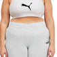Puma Women's 4Keeps Mid Impact Sports Bra White Size 2X