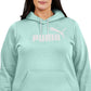 Puma Women's Logo Hoodie Blue Size 2X