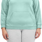 Puma Women's Logo Hoodie Blue Size 2X