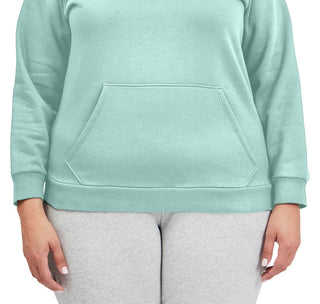 Puma Women's Logo Hoodie Blue Size 2X