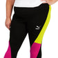Puma Women's Colorblocked High Waist Leggings Black Size 2X