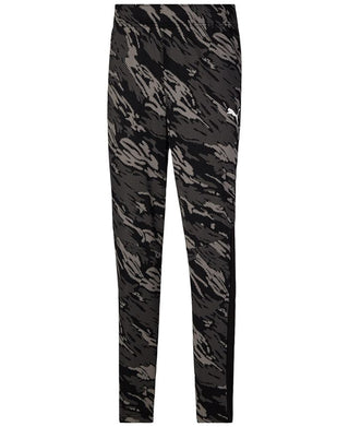 Puma Men's Camo Print Knit Pants Black Size Small