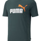 Puma Men's Logo Graphic T-Shirt Green Size XX-Large