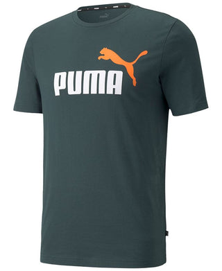Puma Men's Logo Graphic T-Shirt Green Size XX-Large