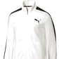 Puma Men's Fleece Zip Front Track Jacket White Size Small