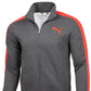 Puma Men's Fleece Zip Front Track Jacket Gray Size Medium