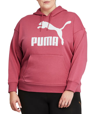 Puma Women's Classics Hoodie Pink Size 3X