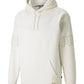 Puma Men's Hybrid Gold Logo Hoodie White Size Medium