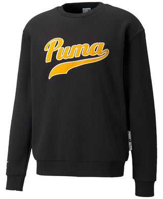 Puma Men's Team Crewneck Sweatshirt Black Size Medium