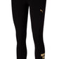 Puma Women's Logo Leggings Black Size 2X