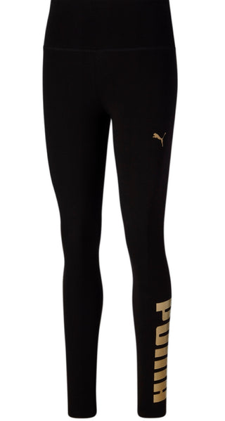 Puma Women's Logo Leggings Black Size 2X