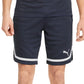 Puma Men's Regular Fit Moisture Wicking Mesh 10 Basketball Shorts Blue Size X-Large