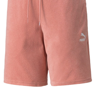 Puma Men's Logo Shorts Pink Size Large