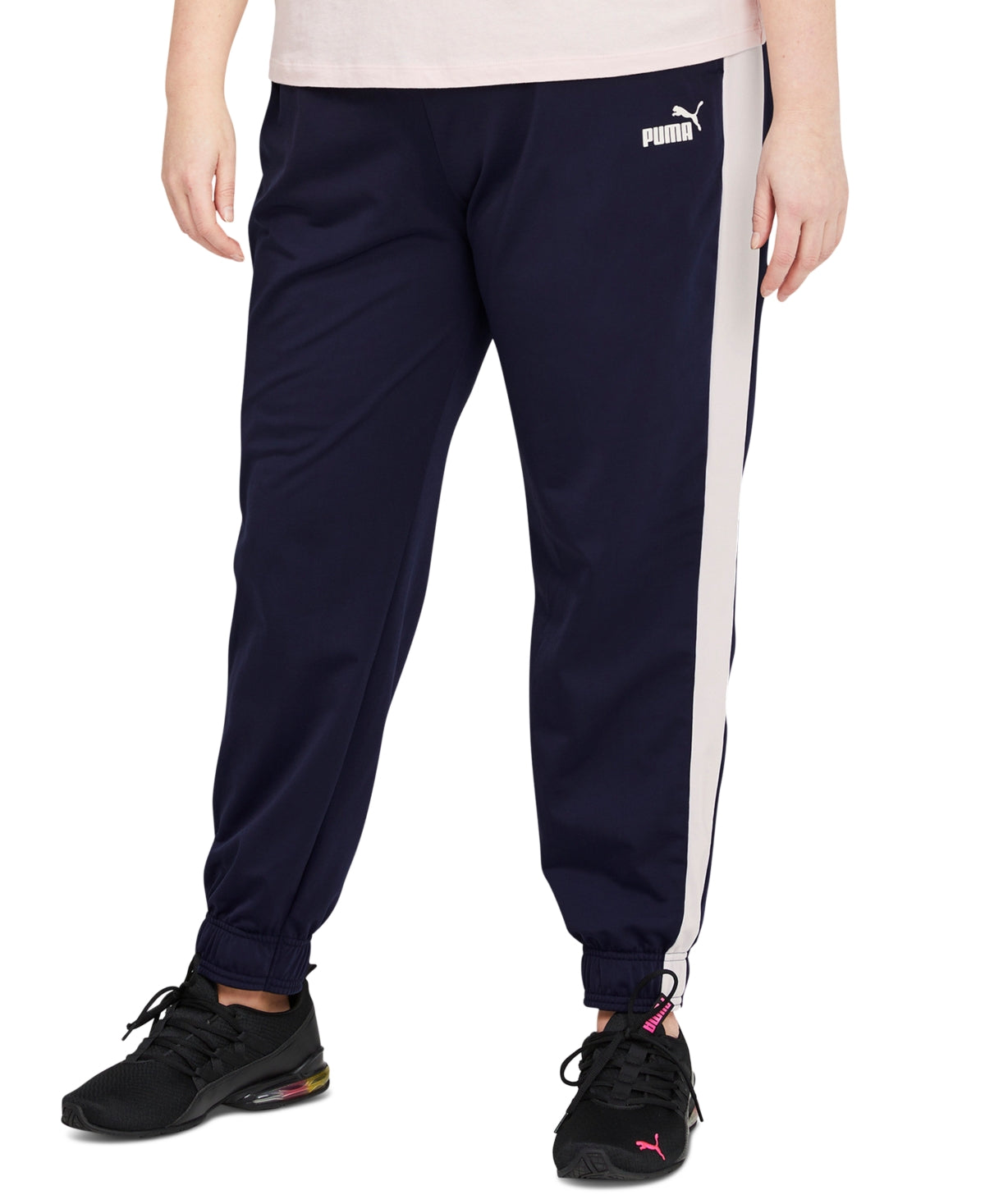 Puma Women's Track Pants Blue Size 1X