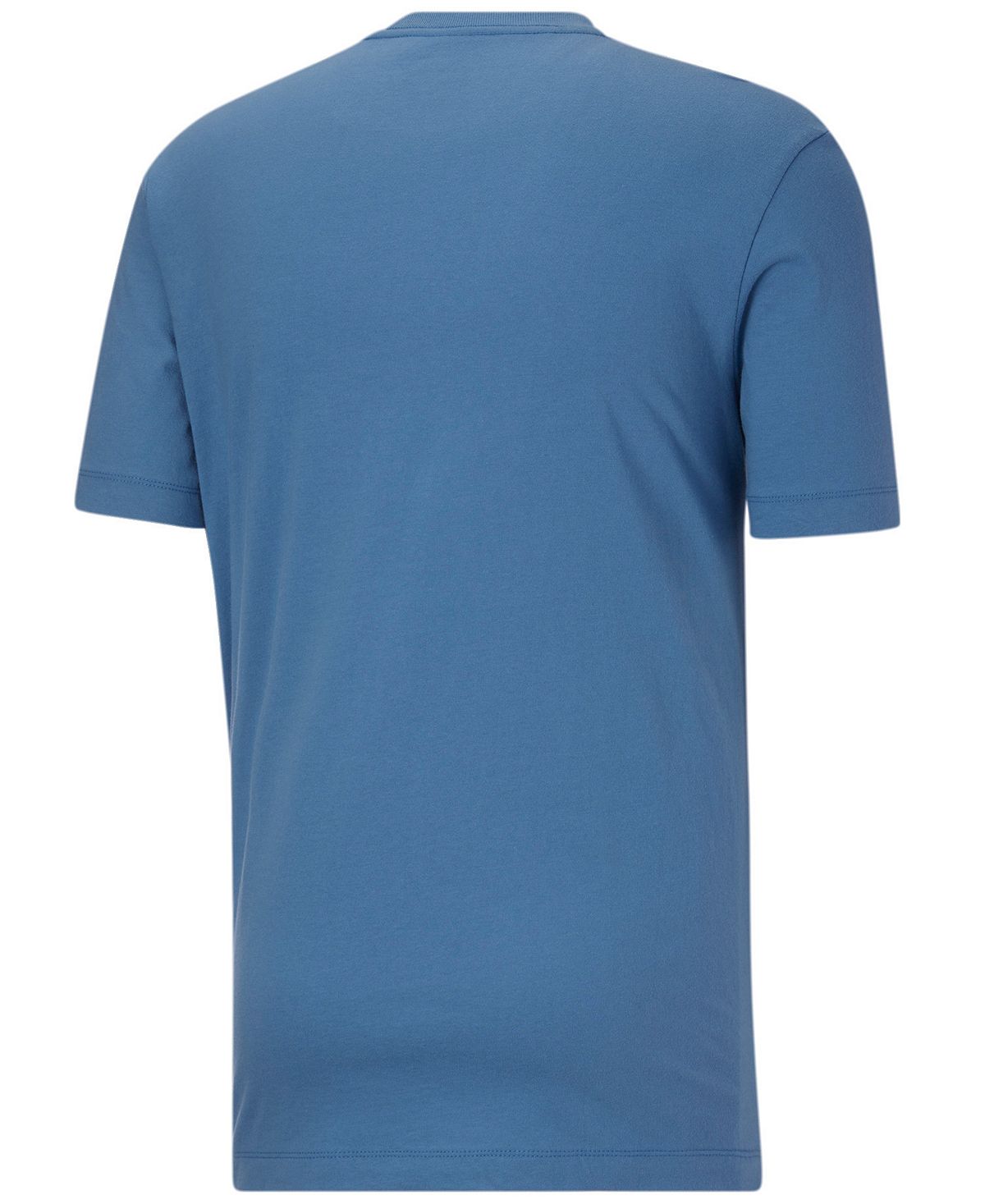 Puma Men's Logo T-Shirt Blue Size XX-Large
