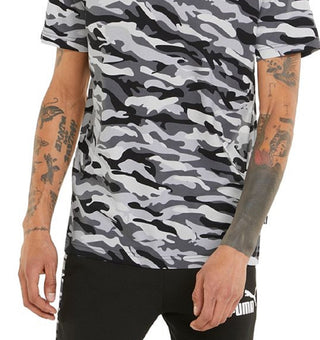 Puma Men's Camo T-Shirt Black Size X-Large