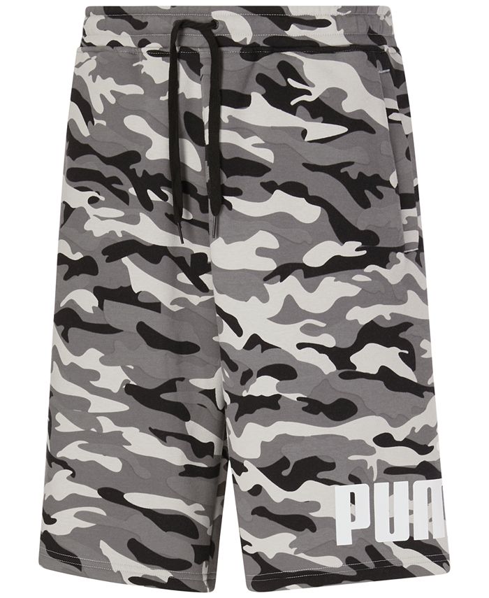 Puma Men's Camo Shorts Black Size Medium