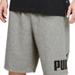 Puma Men's Big Logo Fleece Shorts Gray Size 15.5