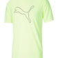 Puma Men's Logo Performance T-Shirt Yellow Size Large
