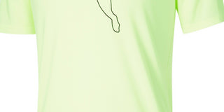 Puma Men's Logo Performance T-Shirt Yellow Size XL